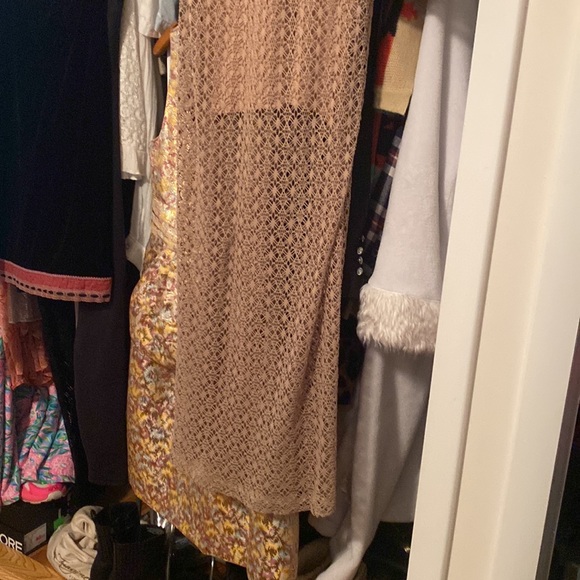 Long crochet renaissance dress - Picture 2 of 3